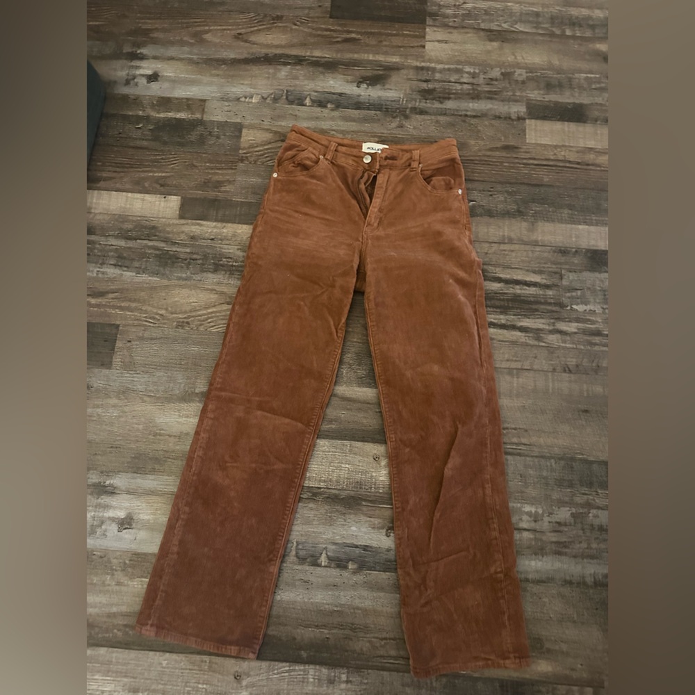 ROLLA'S High Rise Straight Corduroy Pants